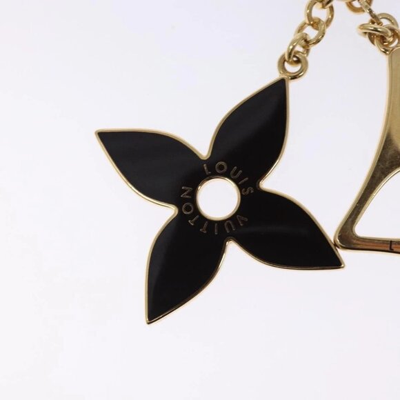 LOUIS VUITTON Porte Cles Puzzle Charm metal Gold M65218 LV Auth 131845 - Picture 7 of 10